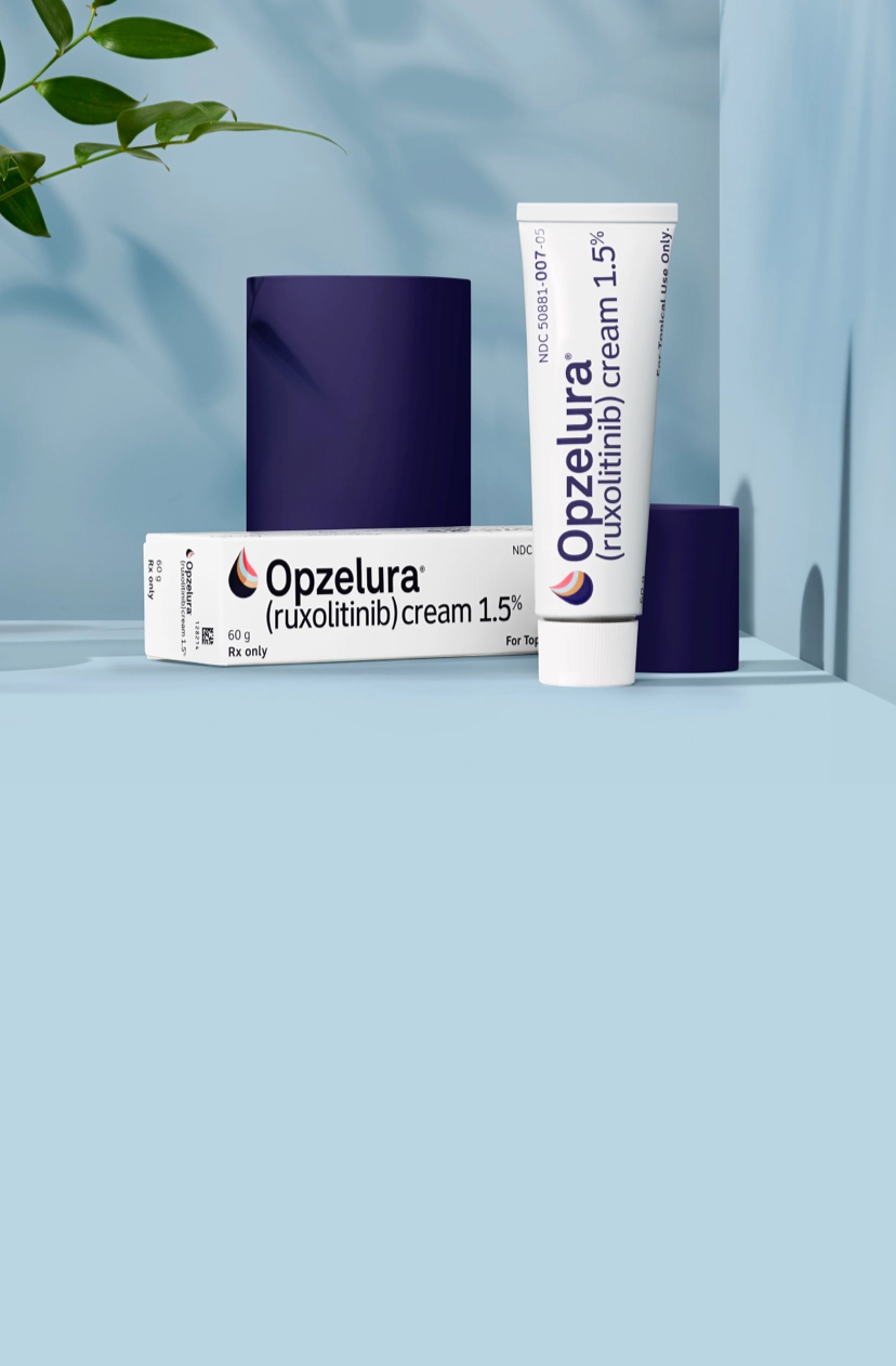 Packaging of OPZELURA® (ruxolitinib) cream 1.5%