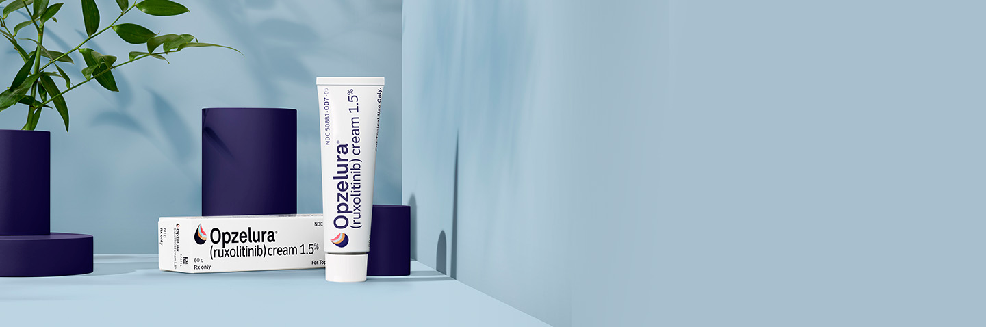 Packaging of OPZELURA® (ruxolitinib) cream 1.5%